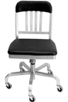 1022-SW: Navy Semi-Upholstered Swivel Chair: $985 - $1,950