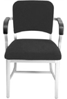 1001: Navy Upholstered Armchair: $985 - $1,950
