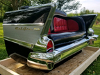 1957 Chevy Bel Air Rear End with Button Tufted Panels