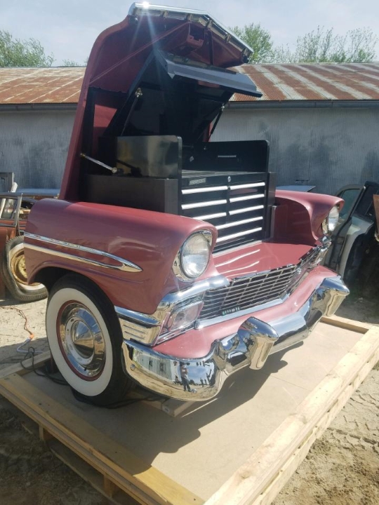 1956 Chevrolet Bel Air Popup Tool Chest.