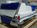 1957 Chevy Rear End   Rear Facing Couch