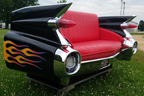 59 Cadillac Rear End Car Couch with Flames
