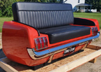 1965 Ford Mustang Coca Cola Red Rear End Car Couch