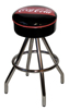 400-46FT Coke Fishtail 30" Revolving Single Ring Pyramid Base Painted Ring Barstool