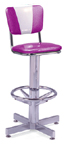 500-921V - New Retro Dining 24" or 30" Barstool with "V" Back