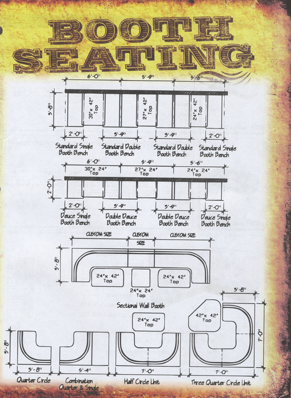Booth Seating Layout Options