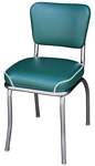 4110-4210 Heavy Duty (14 AWG) Retro Diner Chair - Curved  Back