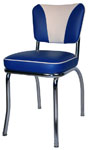 4180-4280 Heavy Duty (14 AWG) Retro Diner Chair - Dual Tone Wide V Back