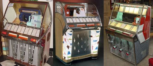 Click Here to View Our Current Selection of Seeburg Jukeboxes and 45 Records