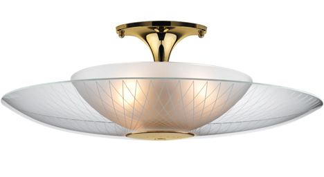 Click on Image for a Large View of the LH-22 Retro Space Age Flush Mount Light Fixture