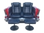 1957 Chevy Bel Air Car Couch with Dual Bucket Recliner Massage Seats