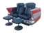 1957 Chevy Bel Air Car Couch with Dual Bucket Recliner Massage Seats