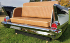 1957 Chevy 210 Car Couch with Leather Upholstery