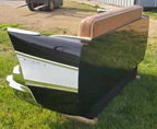 1957 Chevy 210 Car Couch with Leather Upholstery