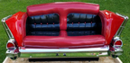 1957 Chevy Bel Air Rear End with Button Tufted Panels