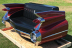 1959 Cadillac Rear Facing Car Couch for Sale