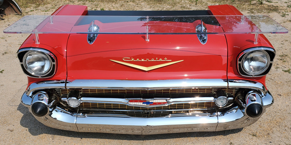 1957 Chevy Bel Air Car Desk for the Bronxville Diner