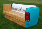 Chevrolot Truck Taligate Wooden Bench