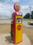 Vintage Restored National 360 Shell Gas Pump