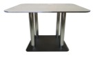 Retro Dining Table witha  C-30x30 - Four Column Base