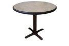 Restaurant Round Table with Bumper Edge