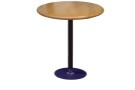Restaurant Round Bar Table with 42 inch Height Base and Wood Table Top