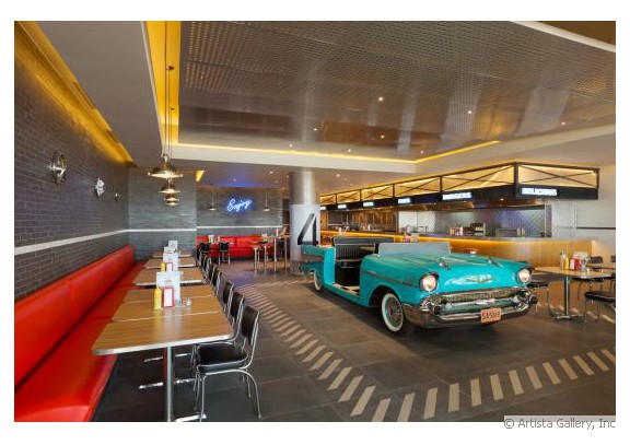 Hyatt Ziva Cancun Chevy's Diner by NewRetroDesign.com