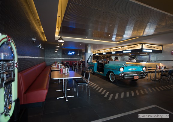 Hyatt Ziva Cancun Chevy's Diner by NewRetroDesign.com