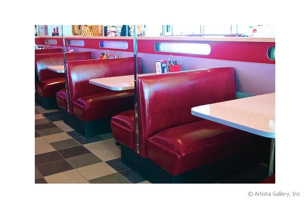 Daddy's Diner in Tempre, Finland booth seating