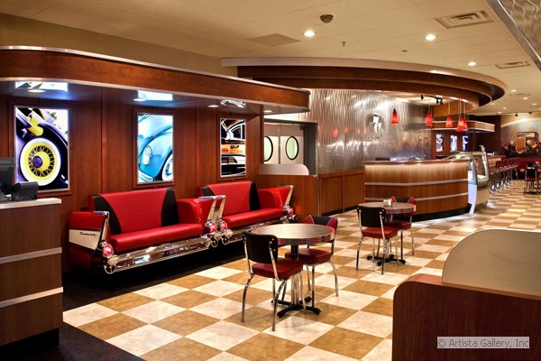 777 Malt Shop and Casino by New Retro Design