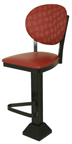 Click Here for Information on the 1800-OX-20 Oxford Pedestal Base Return Swivel Rounded Back Stool