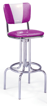 264-921V Retro Bar Stool with V Back