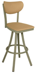 Click Here for Information on the 600-OX-40 Oxford Free Standing Swivel Banana Back Stool