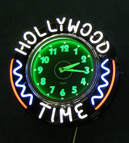 New Retro Custom Neon Clock - 20 inch case