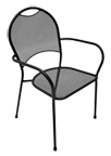 Outdoor Micromesh Arm Chair BRK-100-AR