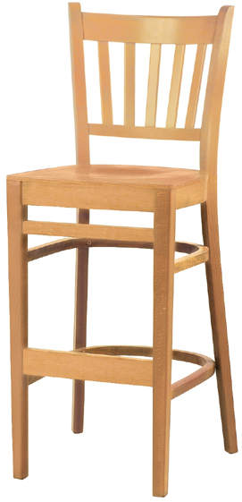 WLS-1000-BS Woodland Slatback Barstool.