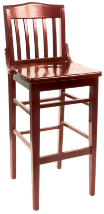 WLS-1180-BS New Retro Dining Woodland Schoolhouse Syle Bar Stool.