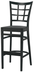 WLS-1200-BS Woodland Latticeback Stool.