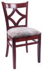 WLS-130 New Retro Dining Woodland Diamond Back Chair..