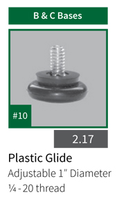 Glide #10 for Type B Table Bases